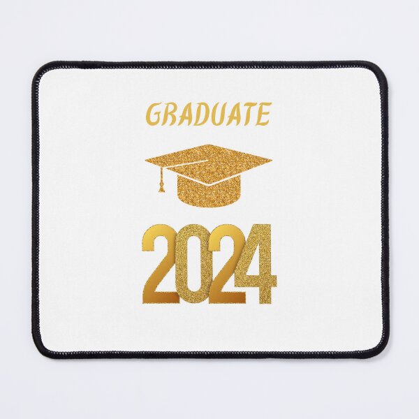 Item preview, Gold Graduate Cap 2024 designed and sold by DuchessNursDsgn.