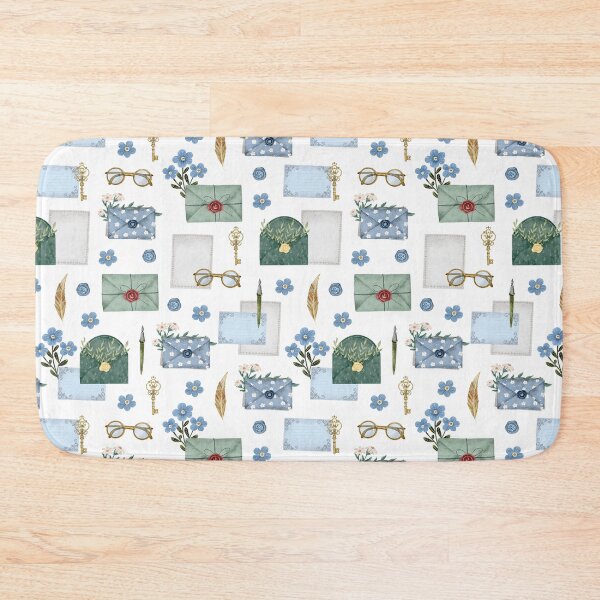 Item preview, Letter envelope with forgetmenots designed and sold by pinkyfish1010.