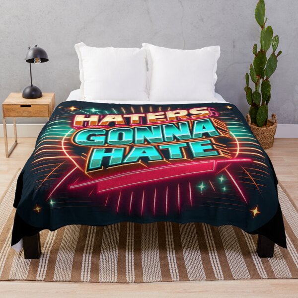 Item preview, Haters gonna hate, typography, retro designed and sold by maxmaj.