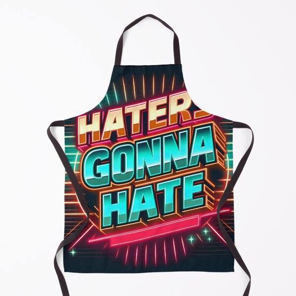 Item preview, Haters gonna hate, typography, retro designed and sold by maxmaj.