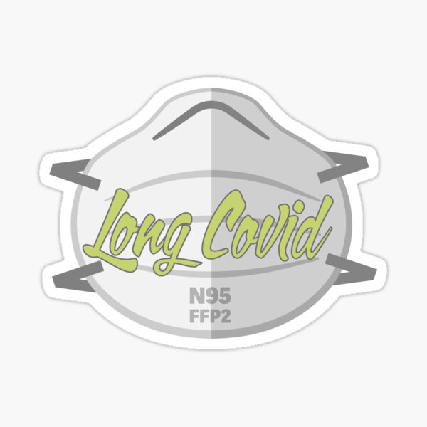 Item preview, Long Covid - Yellow designed and sold by slash-graphics.