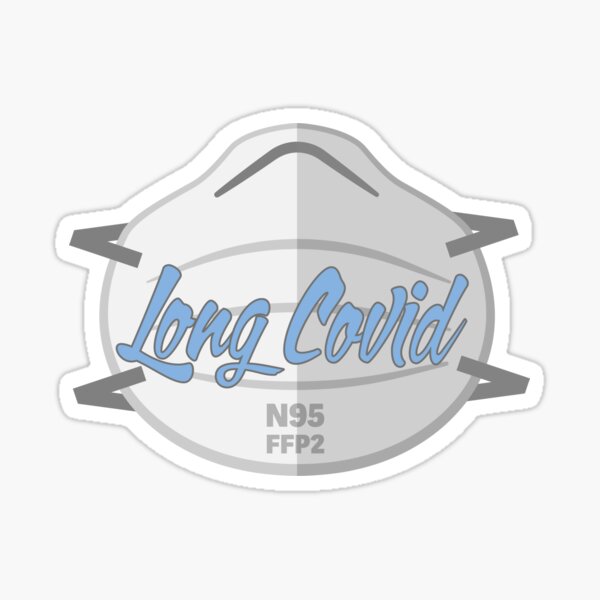 Item preview, Long Covid - Blue designed and sold by slash-graphics.