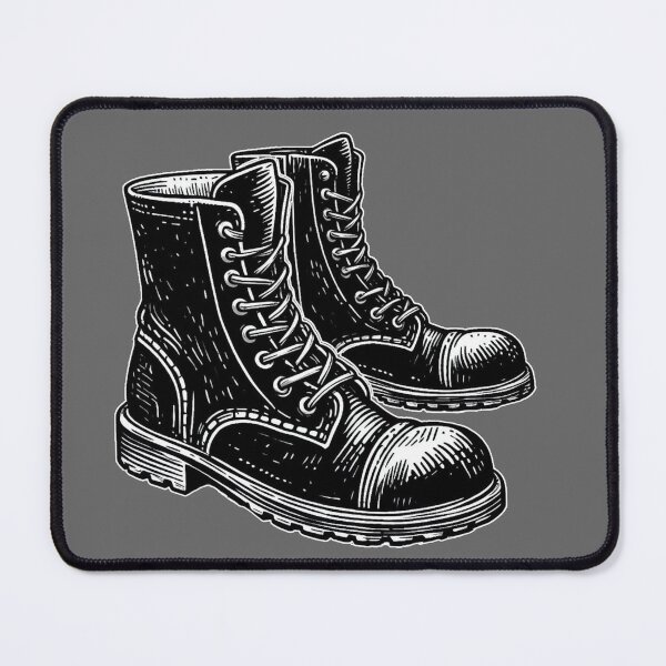 Item preview, Men's Combat Boot Doodle designed and sold by AmberRoseWrites.