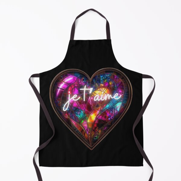 Item preview, I love you with a big stained glass style heart designed and sold by Blessinger77.