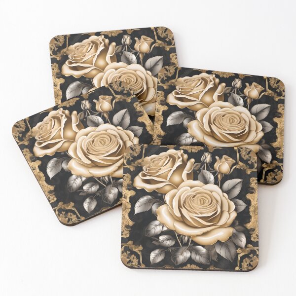 Item preview, Baroque Inspired Gold Roses designed and sold by DesignsByPrnces.