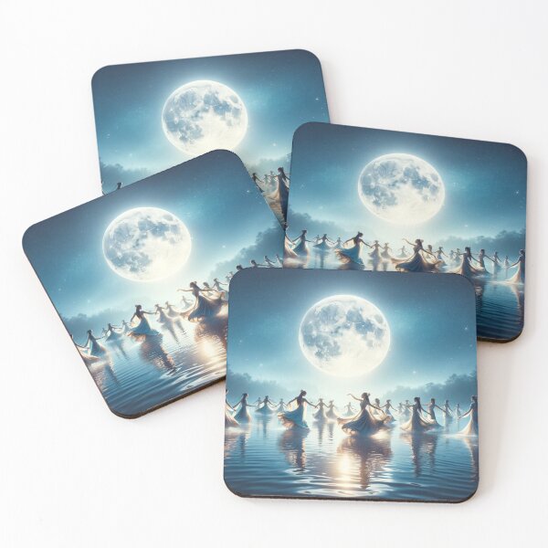 Item preview, Super Moon Multiple Maiden Dancers designed and sold by Kiwiaroha.