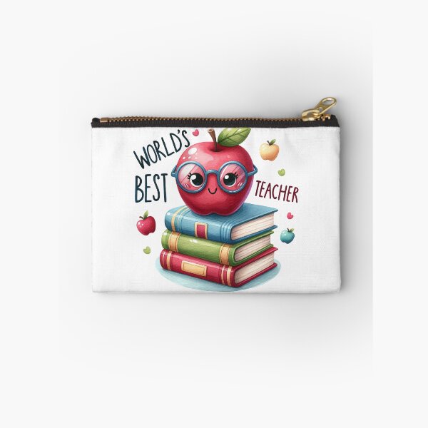 Item preview, World's Best Teacher apple books designed and sold by PrettyfulStuff.