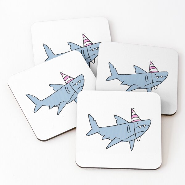 Item preview, Bruce the party shark designed and sold by Emma Sangorska.