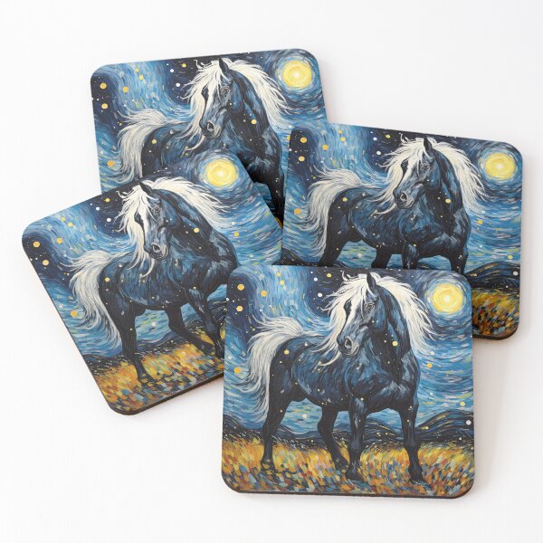 Item preview, Starry Night Rocky Mountain Horse designed and sold by Elisabeth Lucas.