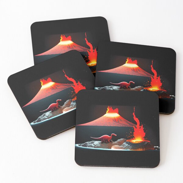 Item preview, Dino Scene, Volcano and all designed and sold by Chubuter.