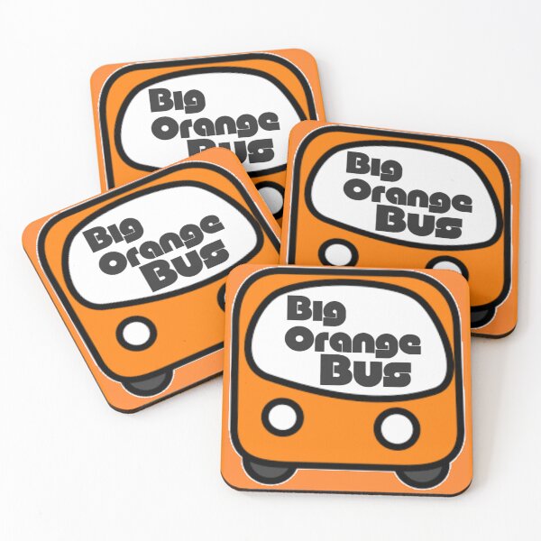 Item preview, Big Orange Bus designed and sold by Figgy Print.