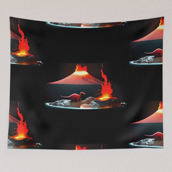 Item preview, Dino Scene, Volcano and all designed and sold by Chubuter.