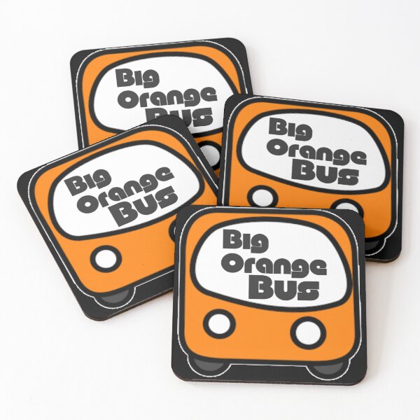 Item preview, Big Orange Bus designed and sold by Figgy Print.