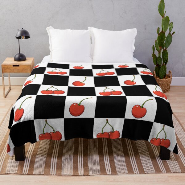 Item preview, Checker board red cherries designed and sold by Neeshki.