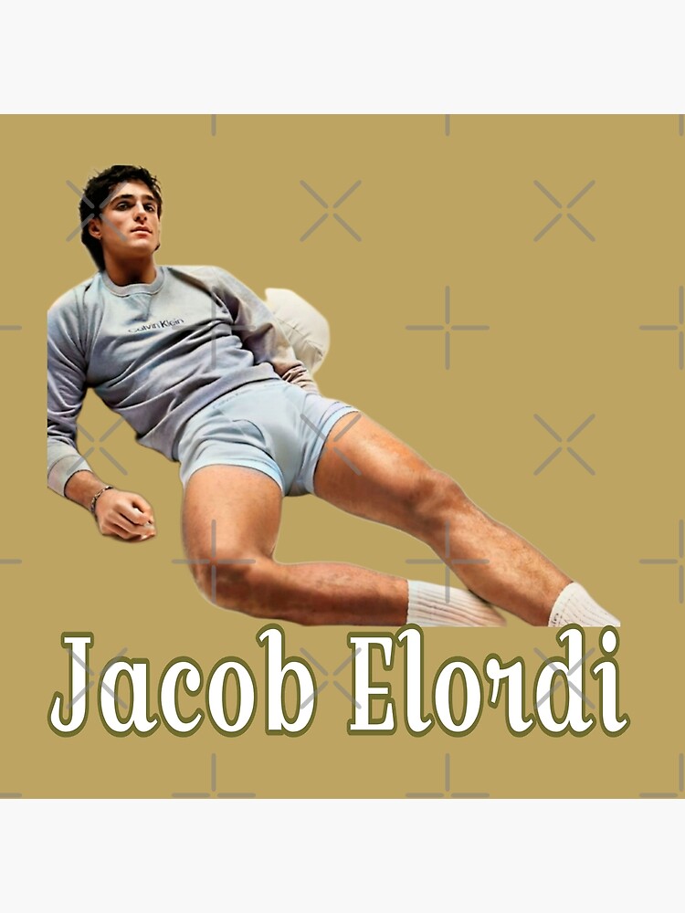 Jacob Elordi's Thirst Trap Calvin Klein Underwear Ad in Color Male Models  Art Board Print - Main Image