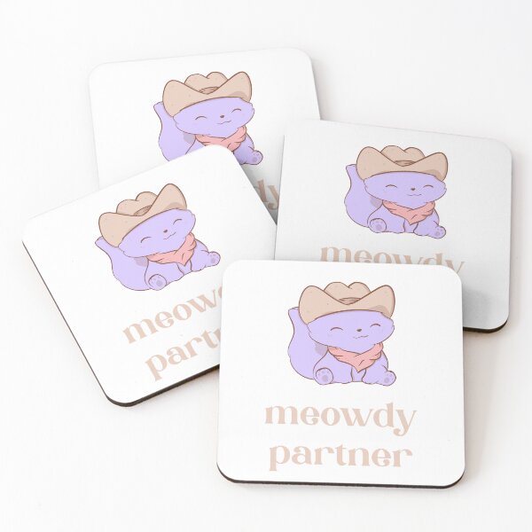 Item preview, Meowdy Partner Pun designed and sold by mind over morgan .