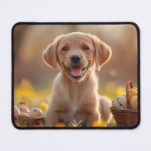 Item preview, Joyful Springtime Pup designed and sold by DigitalDoghouse.