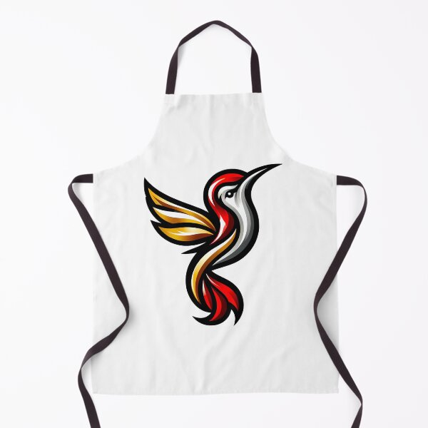 Item preview, Hummingbird logo in red and gold - Minimalist designed and sold by AD-Digital-Art.