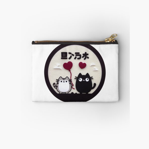 Item preview, Kawaii Cat Couple: Felt Illustration designed and sold by GALUMARKET.