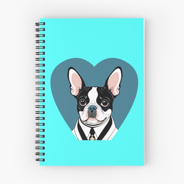 Item preview, Love Bostons (Terriers) Suit Blue Heart designed and sold by Rogue Wizard.