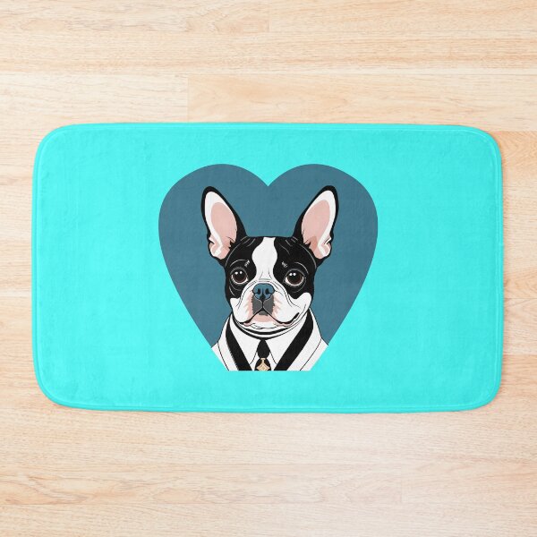 Item preview, Love Bostons (Terriers) Suit Blue Heart designed and sold by Rogue Wizard.