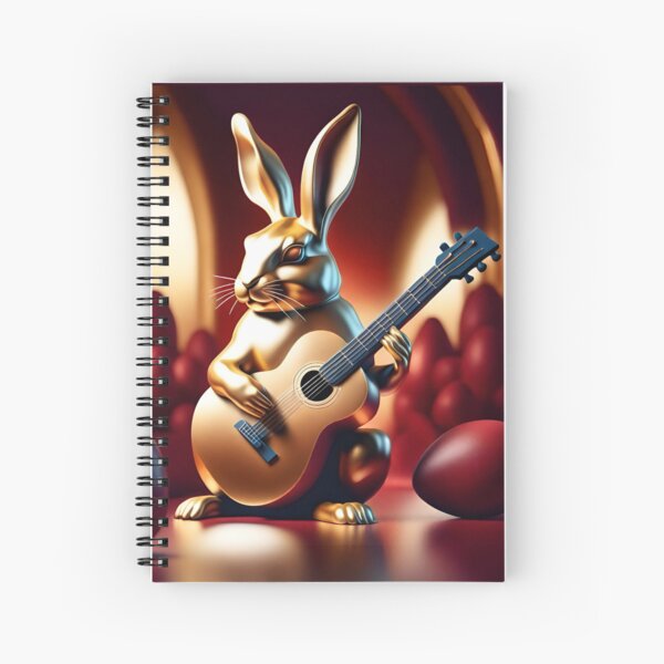 Item preview, Golden rabbit guitar Easter chocolate eggs designed and sold by Artbellachi.