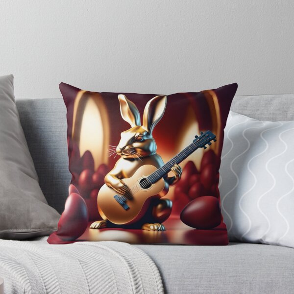 Item preview, Golden rabbit guitar Easter chocolate eggs designed and sold by Artbellachi.
