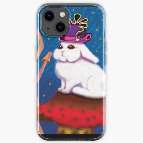 White Rabbit iPhone Soft Case