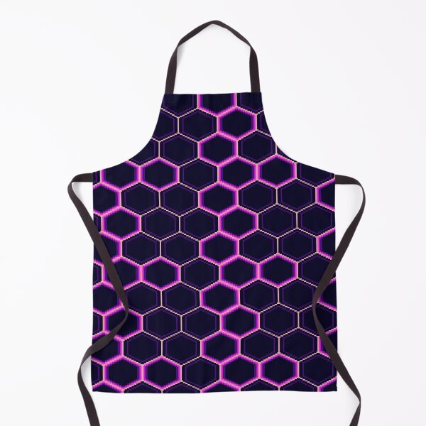 Item preview, Neon Purple Hexagon Pattern designed and sold by The-Stellerium.