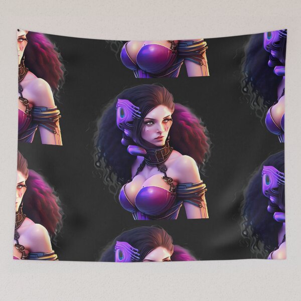 Item preview, Space Girl "Purpuletta" designed and sold by Chubuter.