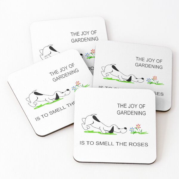 Item preview, Gardening Flower Dog Sniffing Flower designed and sold by studioart.