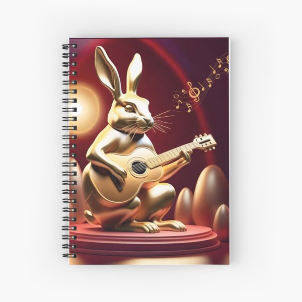 Item preview, Golden rabbit guitar Easter gold eggs designed and sold by Artbellachi.