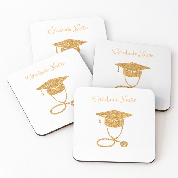 Item preview, Graduate Nurse Gold Cap and Stethoscope designed and sold by DuchessNursDsgn.