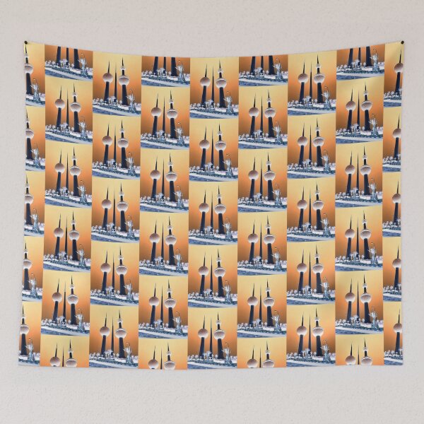 Item preview, Beautiful View of Iconic Landmark Towers in Kuwait City designed and sold by ShopieHome.