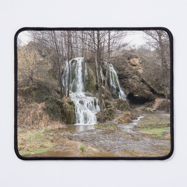 Item preview, Forest Bathing - Woodland Waterfall Flowing into a Clean Stream designed and sold by Georgia Mizuleva.