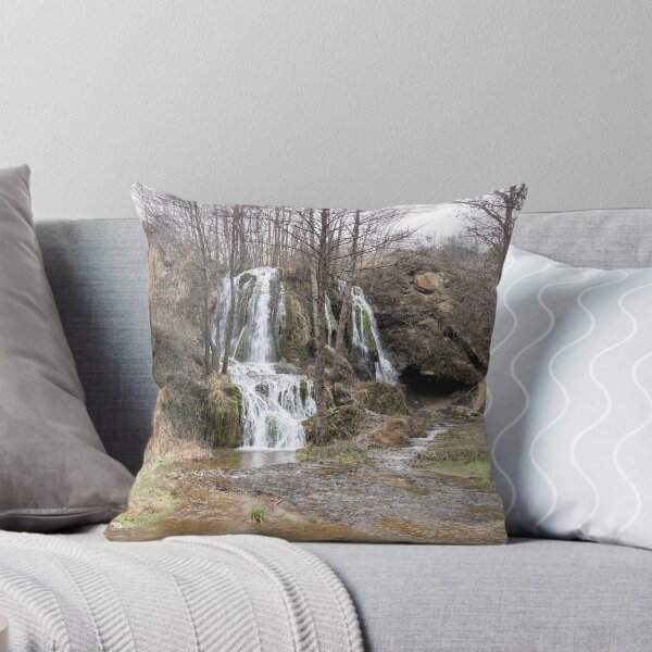 Item preview, Forest Bathing - Woodland Waterfall Flowing into a Clean Stream designed and sold by Georgia Mizuleva.