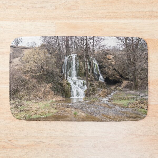 Item preview, Forest Bathing - Woodland Waterfall Flowing into a Clean Stream designed and sold by Georgia Mizuleva.