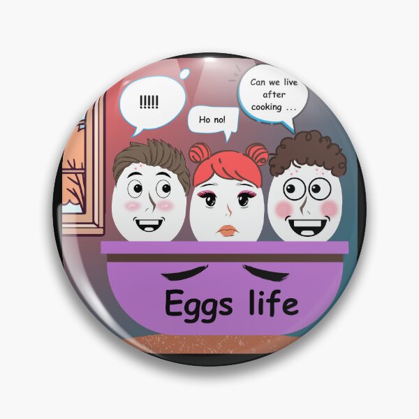 Item preview, Funny cartoon eggs life stickers. designed and sold by Chicas-wonder.