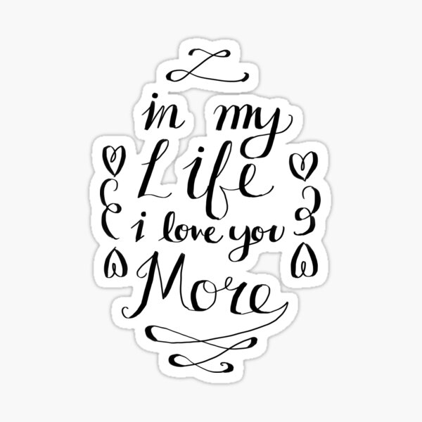 Item preview, Beatles - In My Life designed and sold by luciddreame.