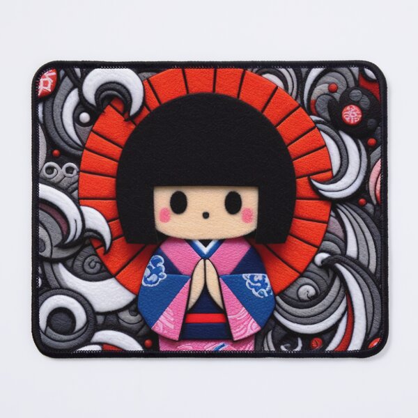 Item preview, Japanese Geisha in Felt: Cultural Beauty designed and sold by GALUMARKET.