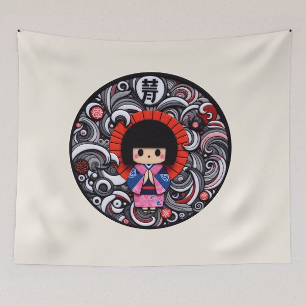 Item preview, Japanese Geisha in Felt: Cultural Beauty designed and sold by GALUMARKET.