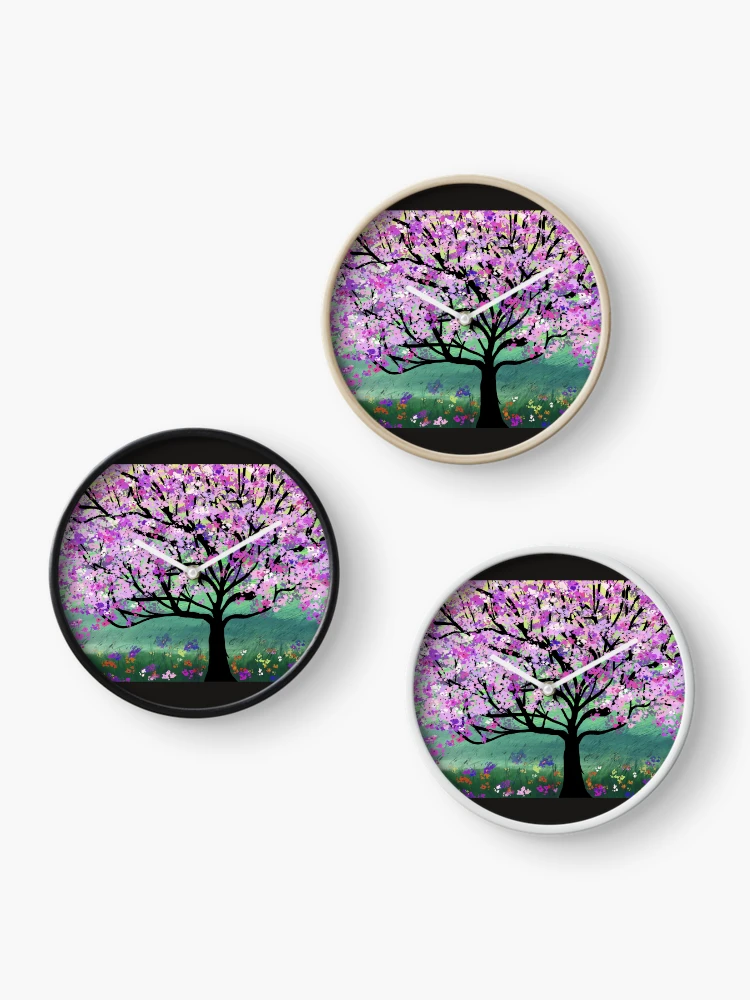 Thumbnail 3 of 4, Clock, Spring! designed and sold by Hulabloom.