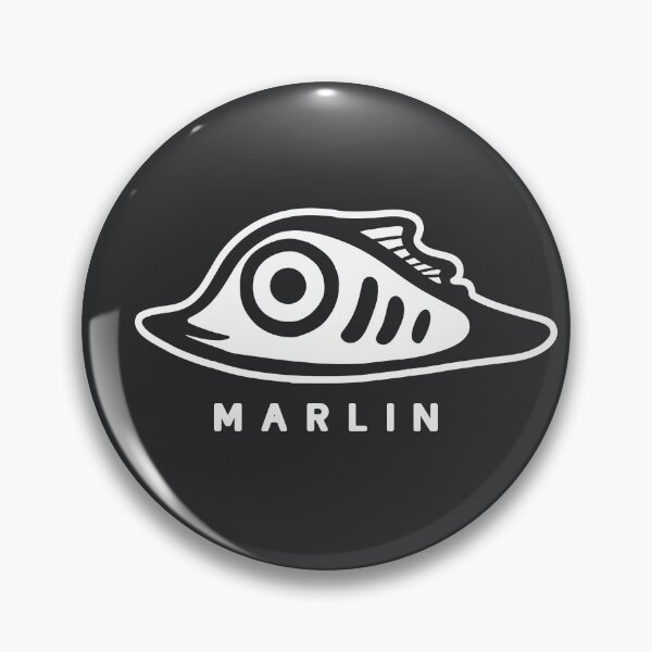 Item preview, Art of a very small and cute marlin fish. Minimal style in white ink designed and sold by martodesign.