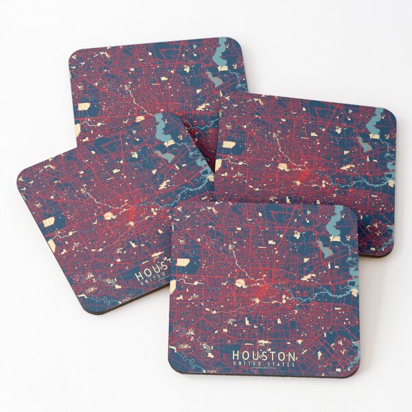Item preview, Houston City Map of Texas, USA - Hope designed and sold by deMAP.