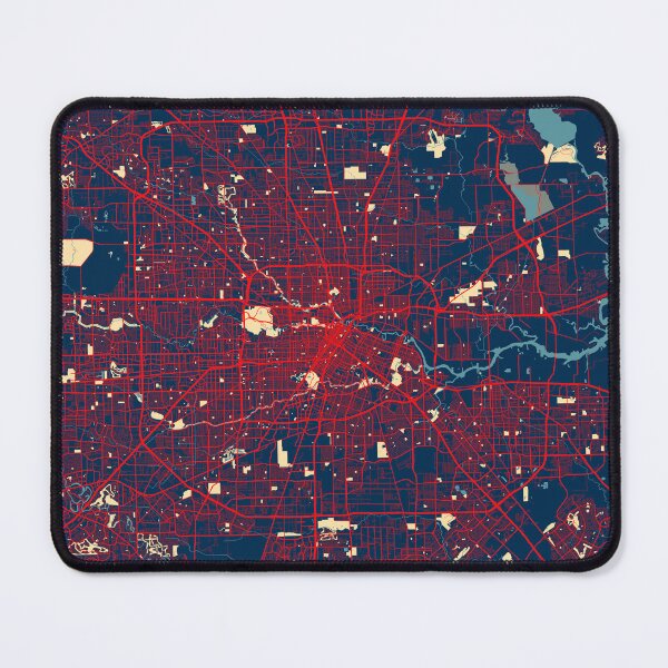 Item preview, Houston City Map of Texas, USA - Hope designed and sold by deMAP.
