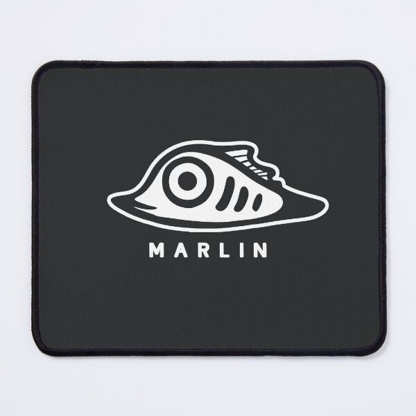 Item preview, Art of a very small and cute marlin fish. Minimal style in white ink designed and sold by martodesign.