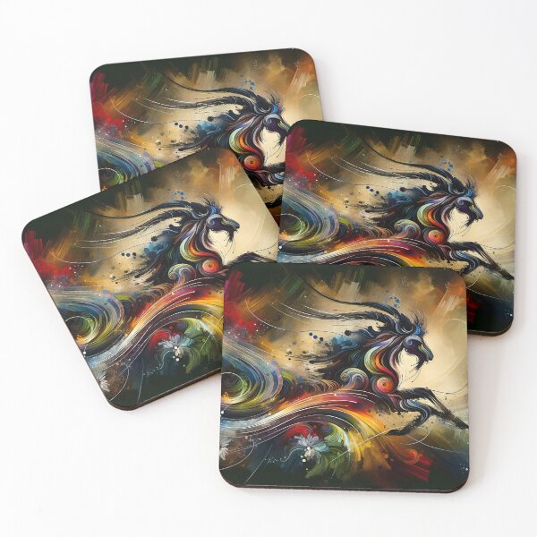 Item preview, Cosmic Capricornus: The Zodiac's Vivid Dream designed and sold by mahajone.