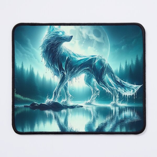 Item preview, "Lunar Reflection: The Water Wolf's Domain" designed and sold by WolframSilver.