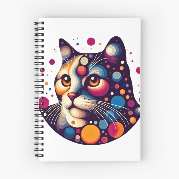 Aperçu de l'œuvre Autocollant point de chat Cuit créée et vendue par tounm.