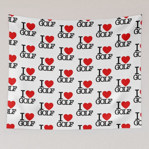 Item preview, I LOVE GOLF / I ♥ GOLF  designed and sold by hottest-tees.